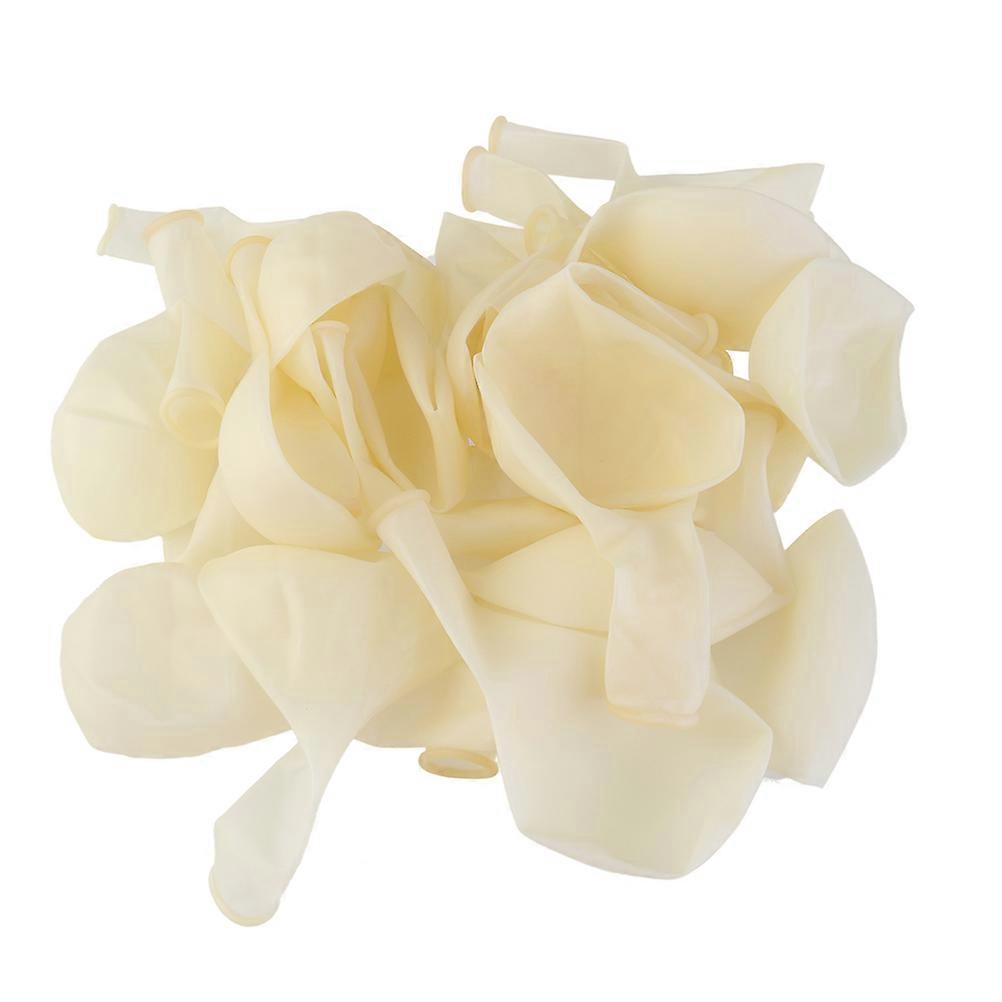 12pcs Thickened Bright Transparent Latex Balloons 12 Inches