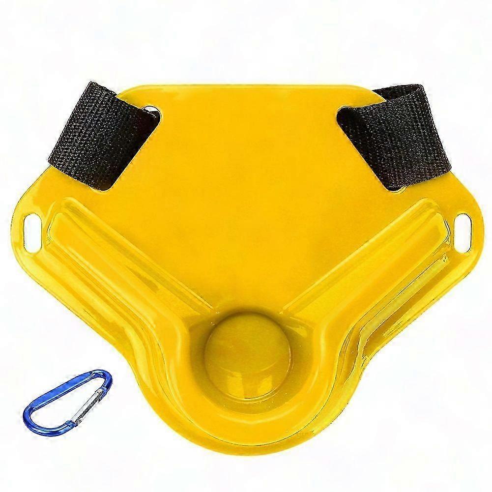 Μίνι ψάρι Top Belt Sea Boat Fishing Gimbal Waist Strap Support Protective Accessory (Κίτρινο)