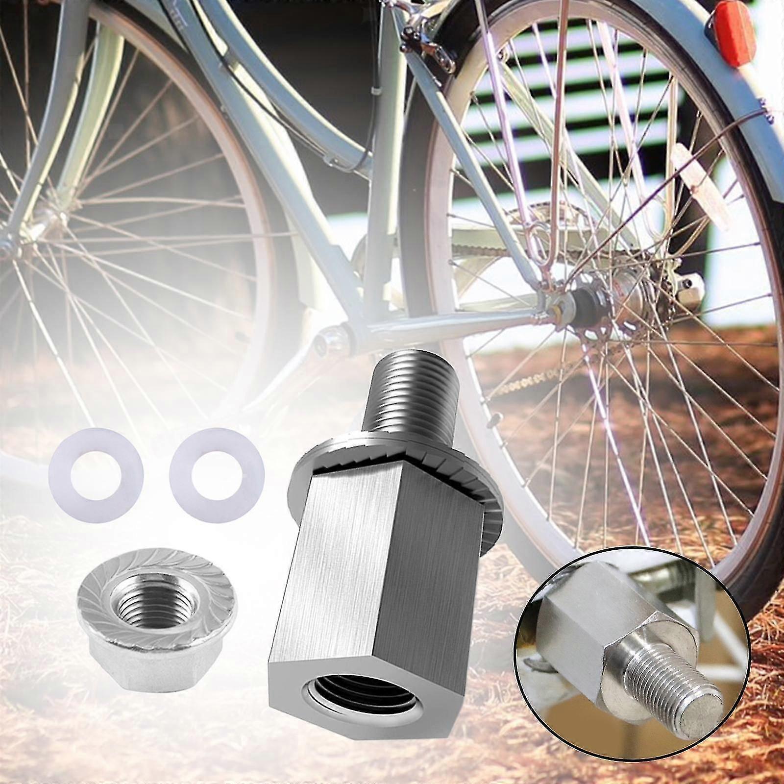 2025 Bicycle axle adapter for M10 x 1.0 solid axle universal bicycle trailer coupling