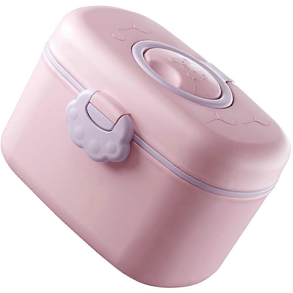 Portable Baby Formula Container for Storage Made of PP Pink Lightweight and Compact 1 Set