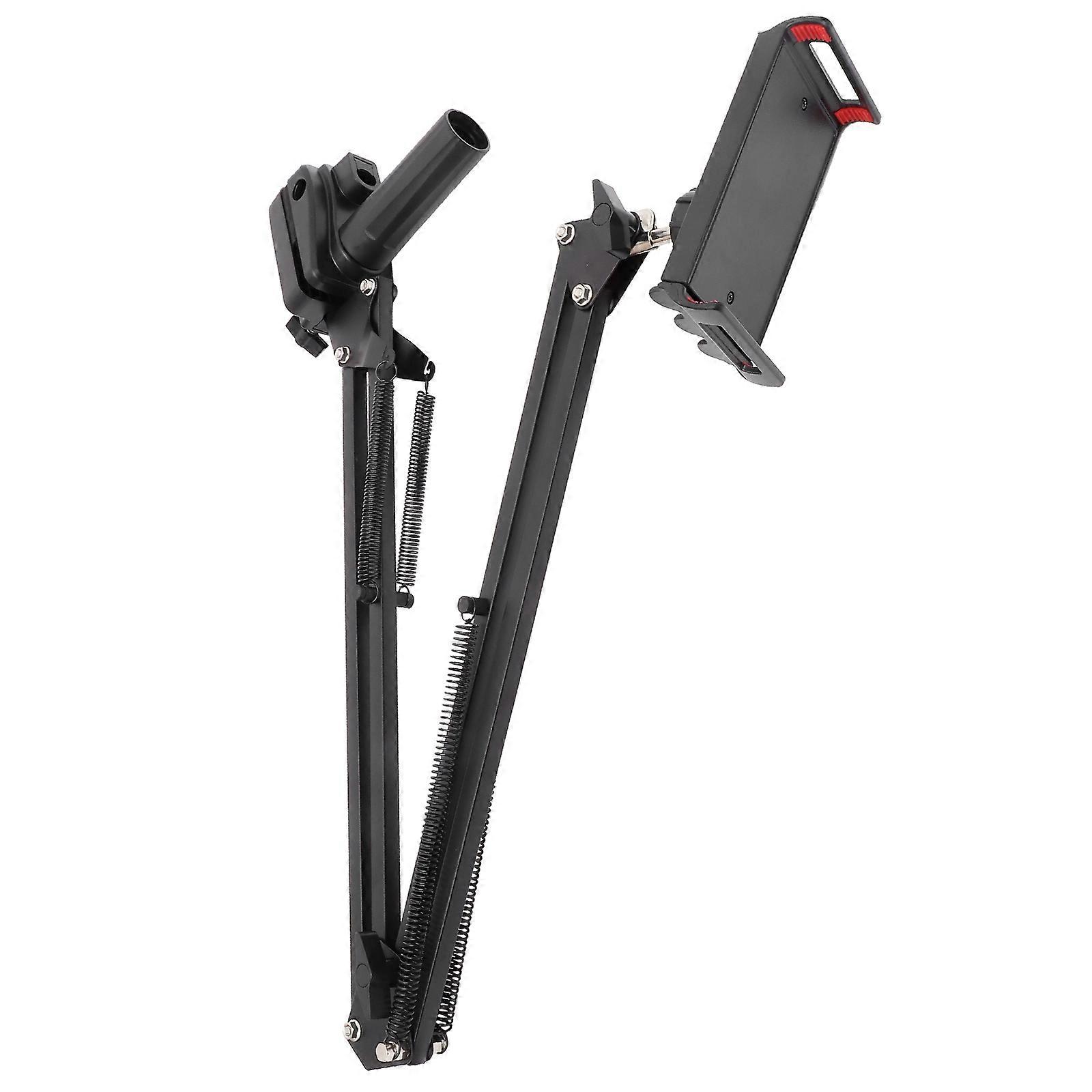 Adjustable Long Arm Bedside Phone Rack Foldable Tablet Stand Durable Rotating Support for Desk Nightstand Compatible with Multiple Devices