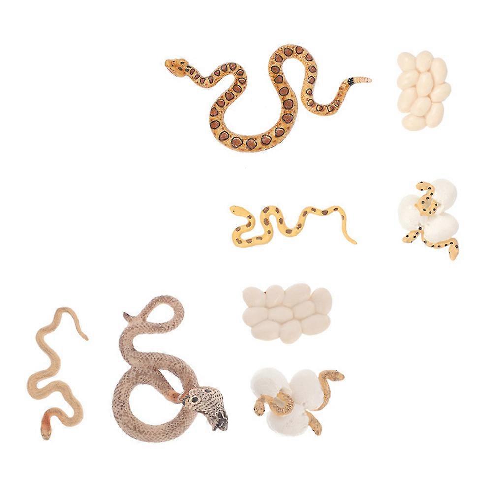 Educational Snake Growing Toys with Simulated Snake Models for Decor Made of Safe Plastic Assorted Color
