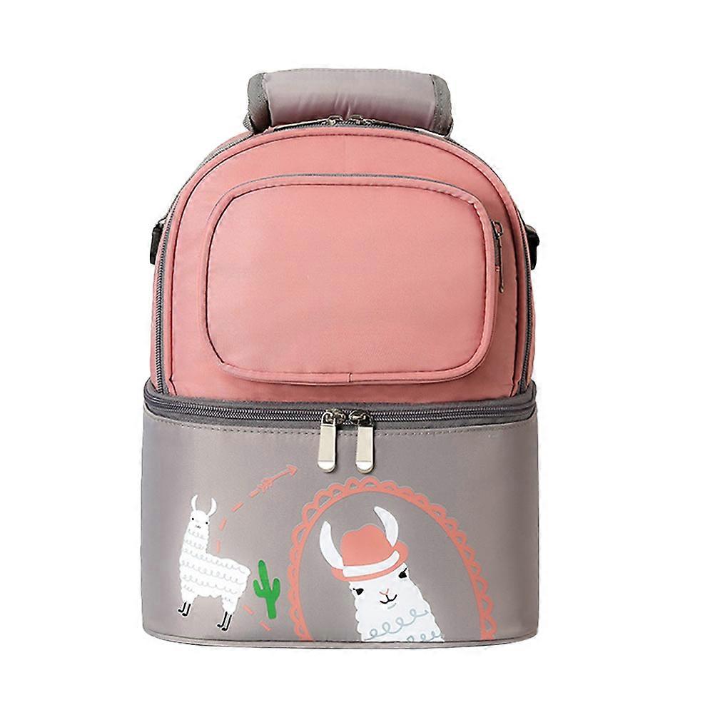 Multi Functional Portable Backpack Baby Diaper Storage Bag for Mother during Shopping Traveling Walking Camping Daily Use Made of Nylon 1Pack