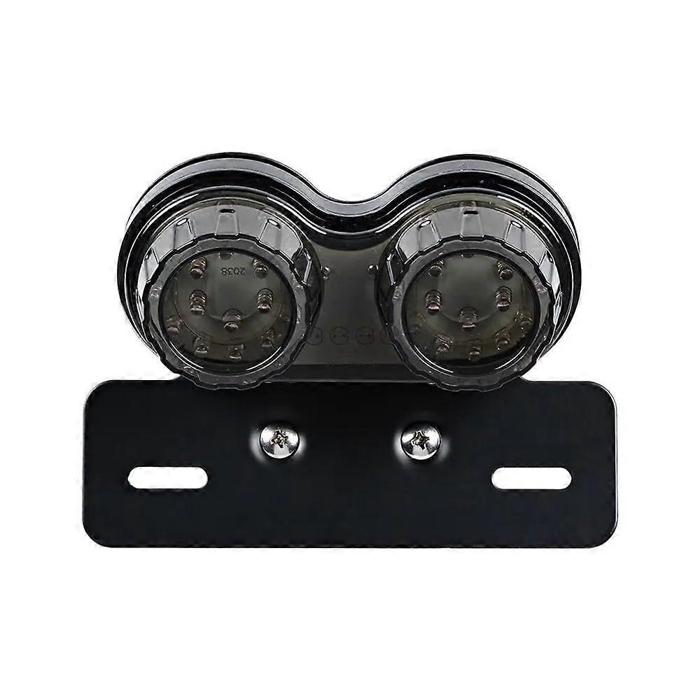 Universal Motorcycle License Plate Holder With Taillight And Brake Light Color S Compatible With Multiple Models