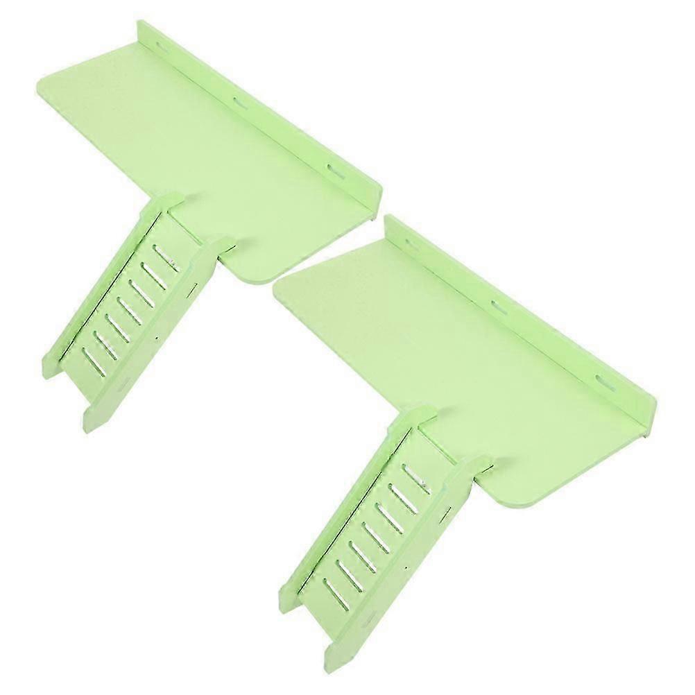 Small Animal Cage Accessories PVC Platform Playground for Hamsters Year-Round Use 1Set