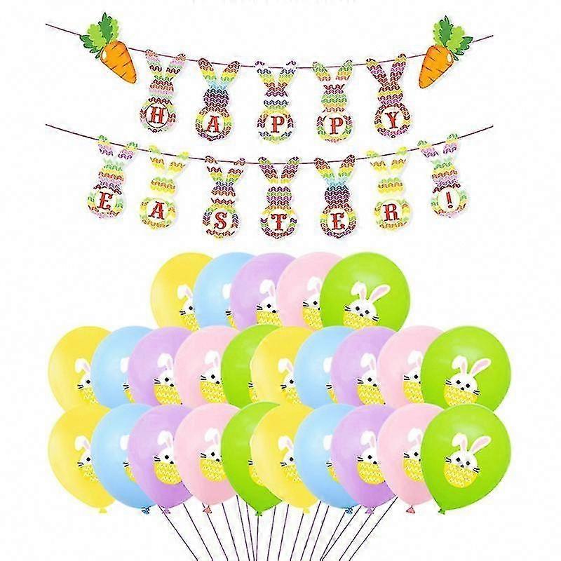 25pcs Easter Balloons for Party Decorations