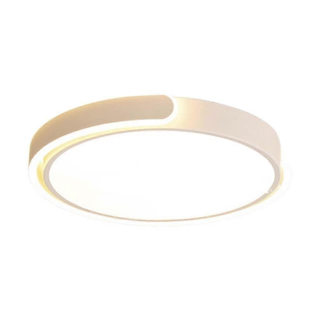 Ceiling Lamp Ultra Thin LED Flush Mount Round ThreeColor Light (Blanc,58cm)