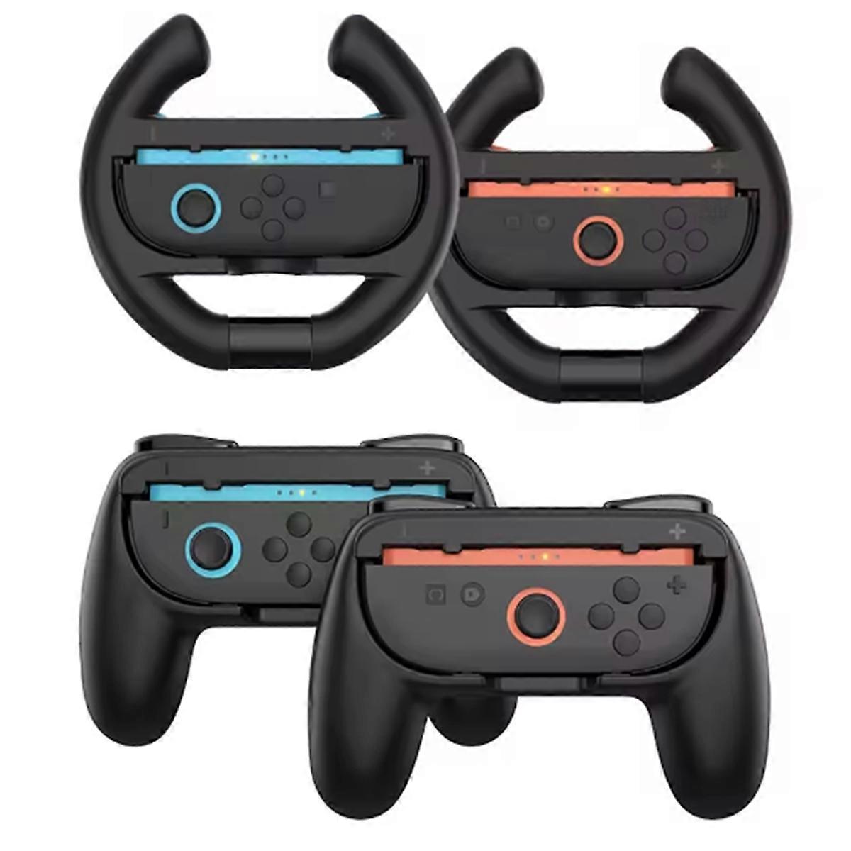 4-in-1-Lenkrad-Rennrad-Controller-Griff für Switch 2-Zubehör Joycon 2-Handhalter