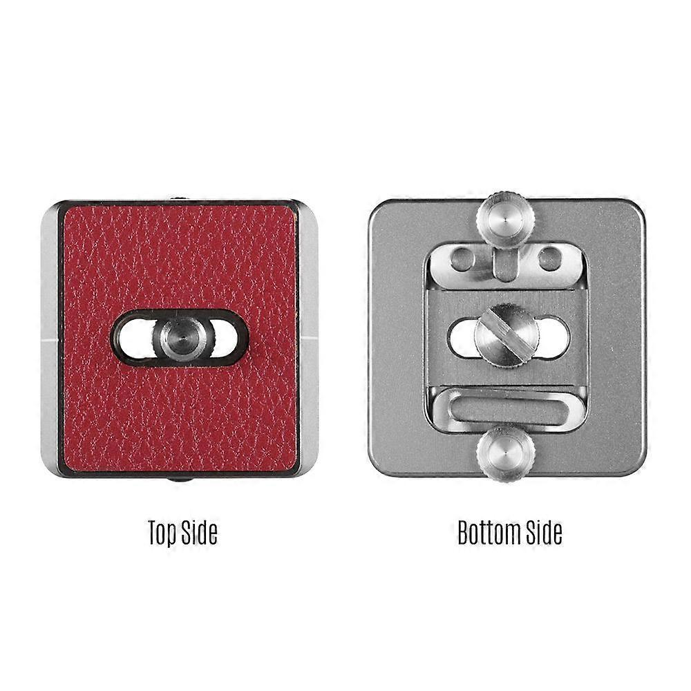 38mm Ultra-thin Universal Quick Release Plate with Camera Strap Loop Removable Camera Screw Wrench for Arca Swiss Standard Tripod Quick Release Plate 