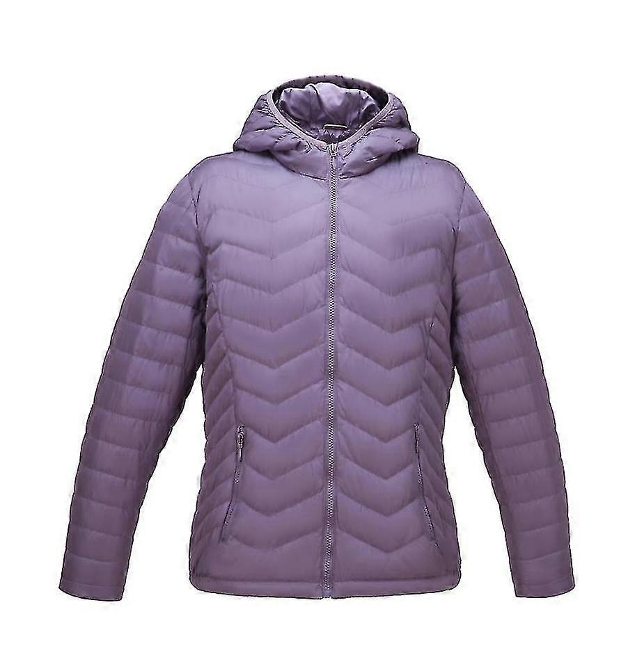 Women's Down Hooded Jacket Lightweight And Packable