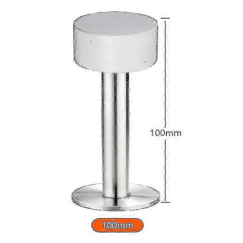 The White Self-adhesive Door Stop, Made Of Stainless Steel With Sou...