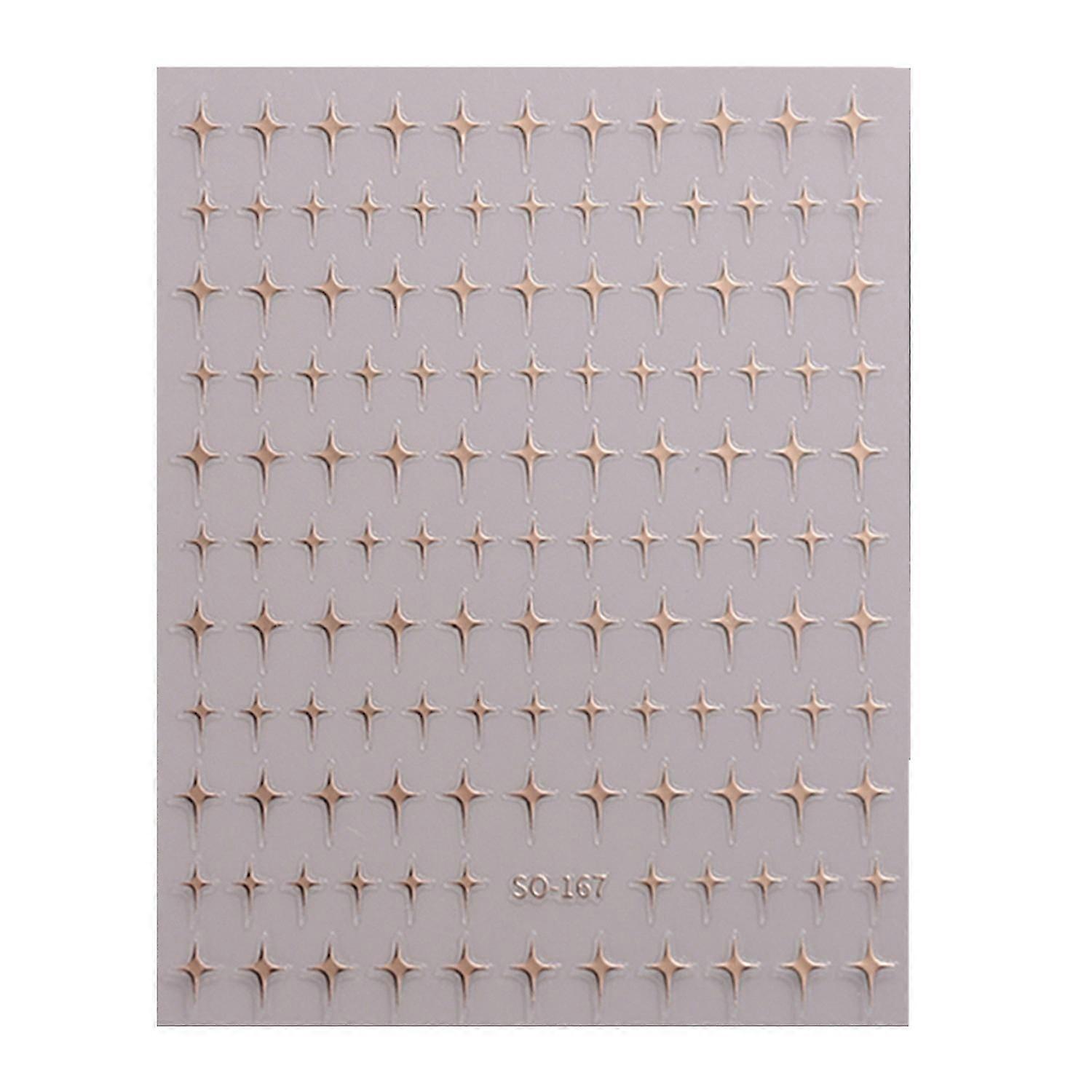 Shiny Star Nail Art Stickers 3D Ultra-thin Star Decals DIY Manicure Nail Adhesive Decoration Girl