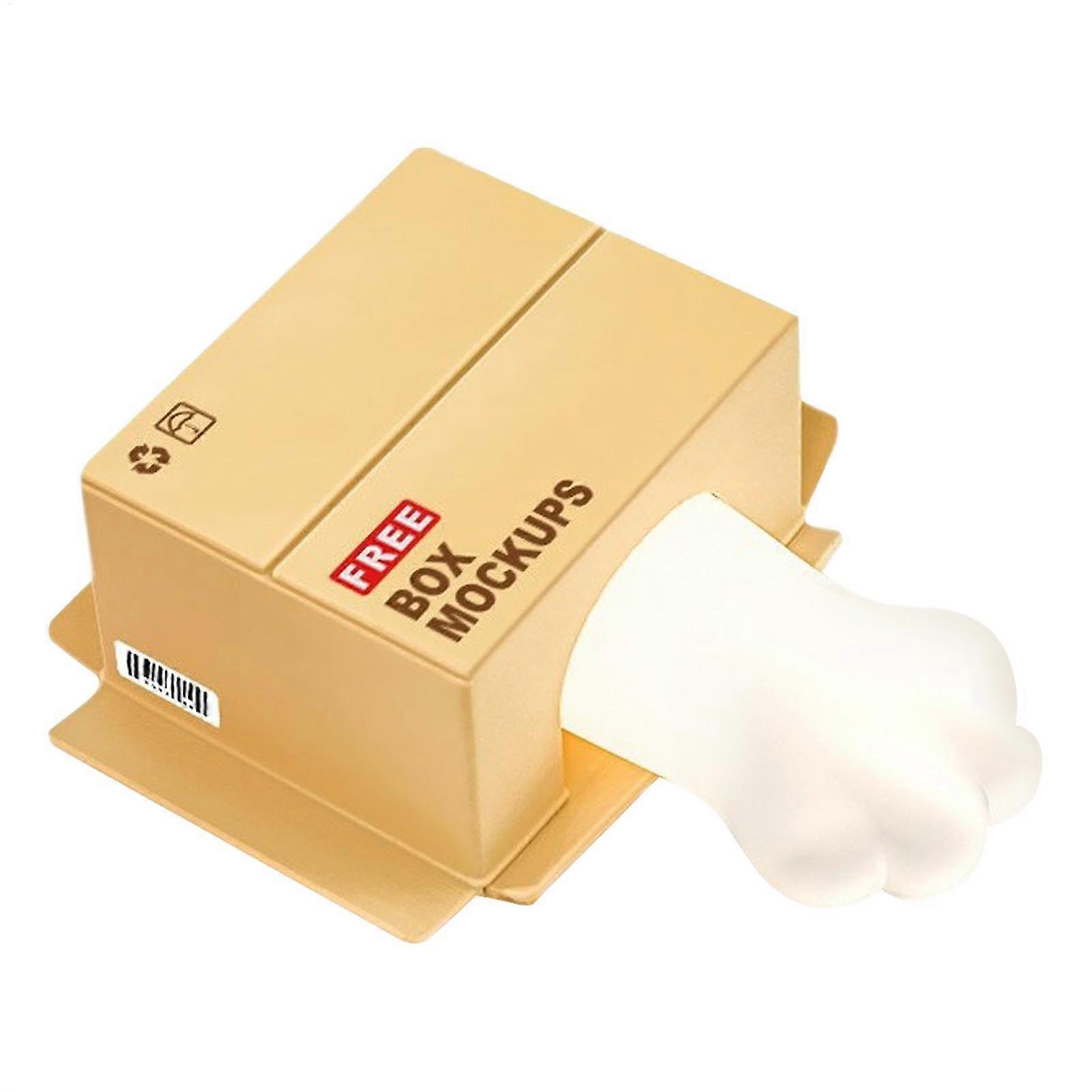 Night Light for Kids, Adjustable Cat Paw Bedside Lamp, Silicone Material, Three Brightness Settings, Type-C Charging