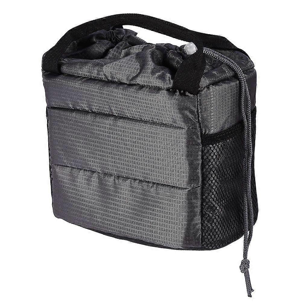 Waterproof Insert Partition Camera Hand Bag Shockproof Padded Divider Cover Case for DSLR(Gray)