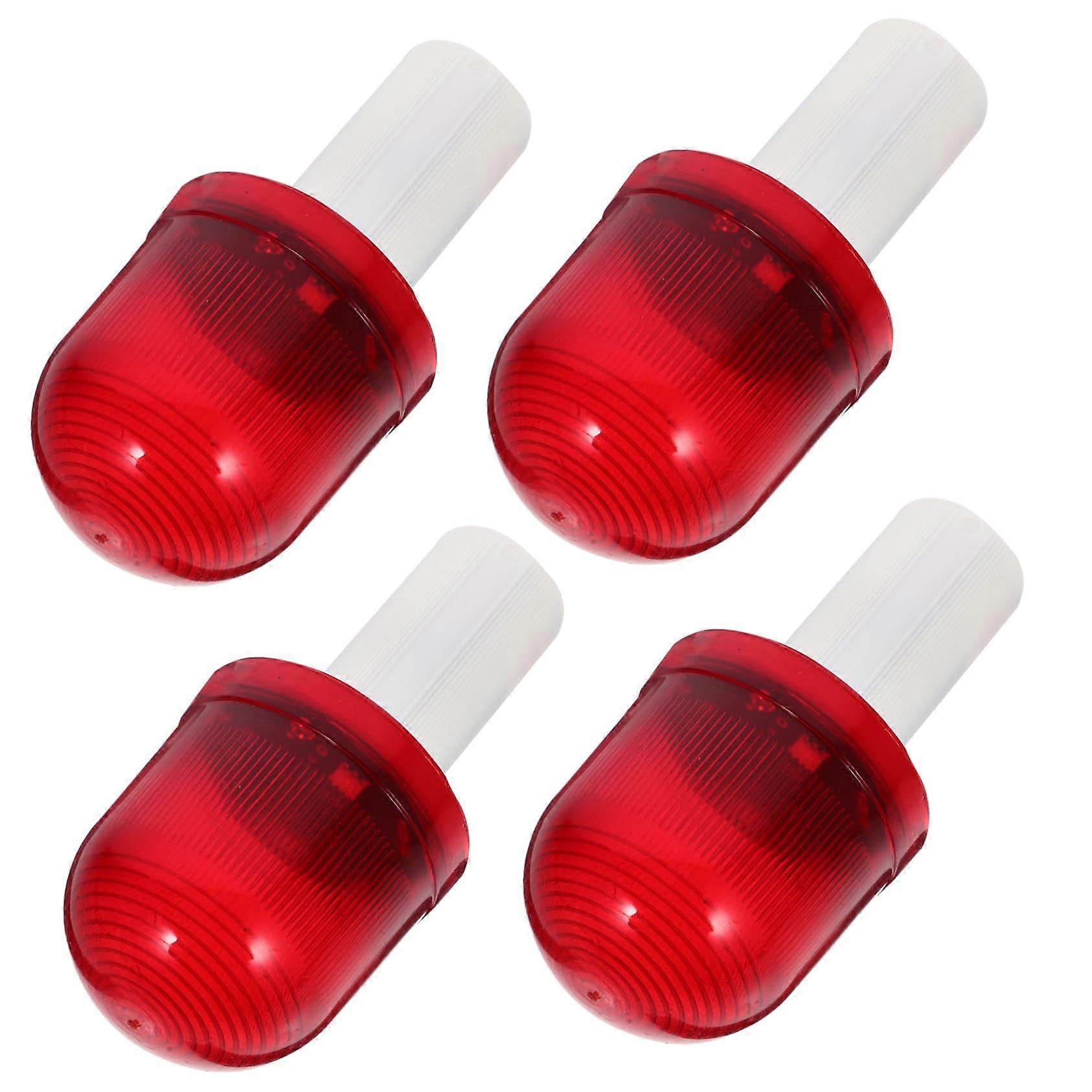 Traffic Cone Safety Warning Lights 4Pack Portable  Frequency Flashing Emergency Parking Lights Weather Resistant