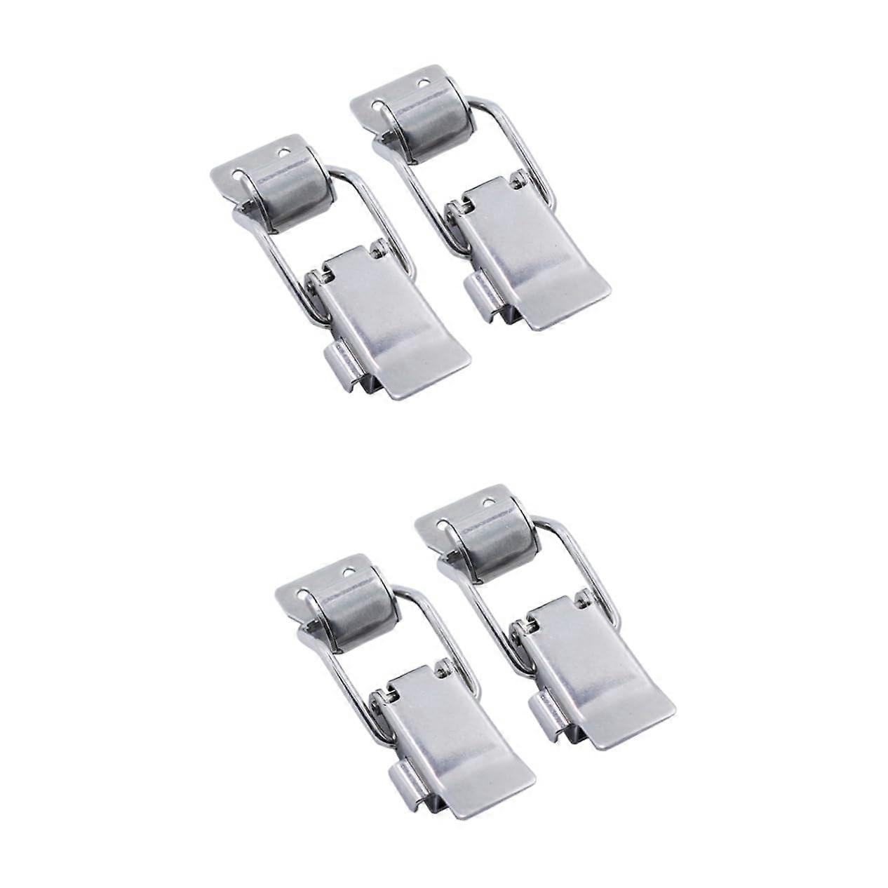 Garage Security Buckles 4Piece Stainless Steel SelfLocking Toggle Latch Clamps Lever Latches