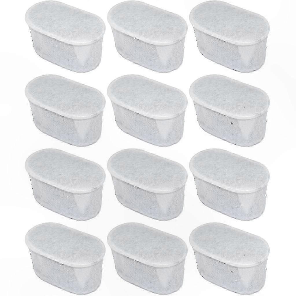 12-Pack Universal Coffee Machine Water Filters for Compatible Brewers