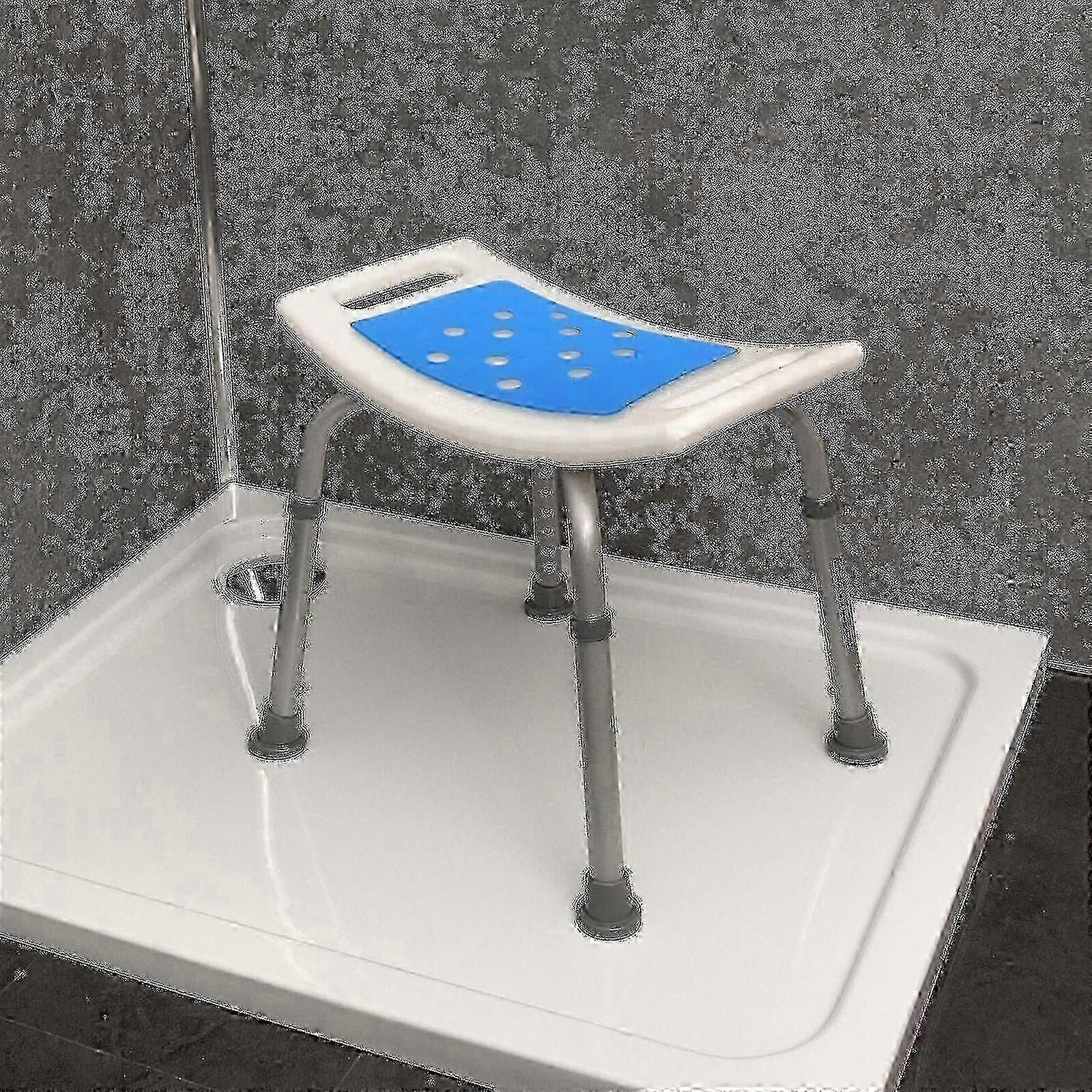 Warm Blue EVA Pad for Shower Stool - Secure Non-slip Grip