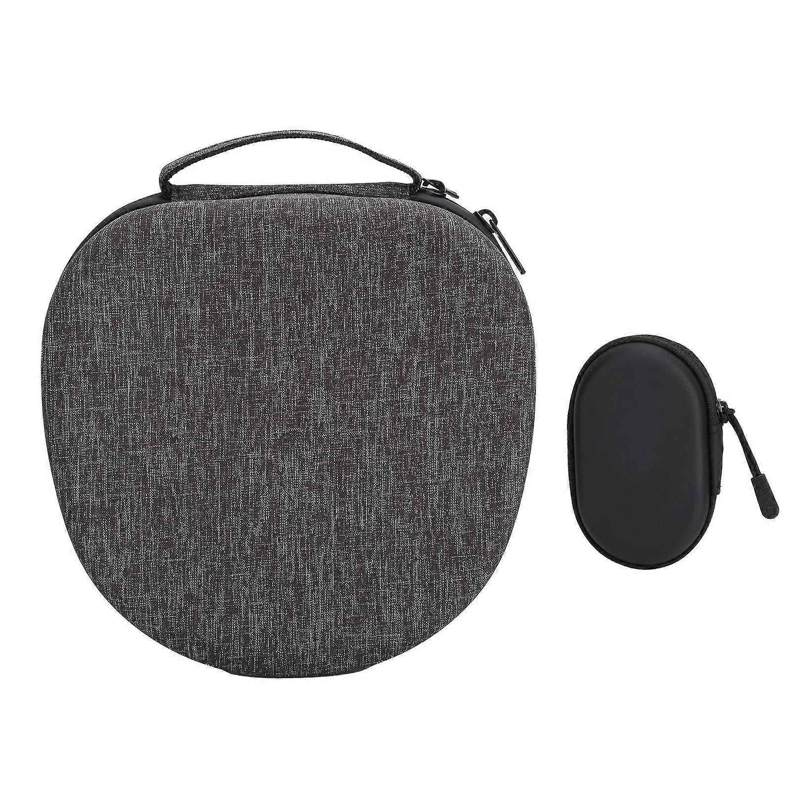 Waterproof Headphone Case - Protective Storage Bag for IOS Earbuds Max with Flannel Lining