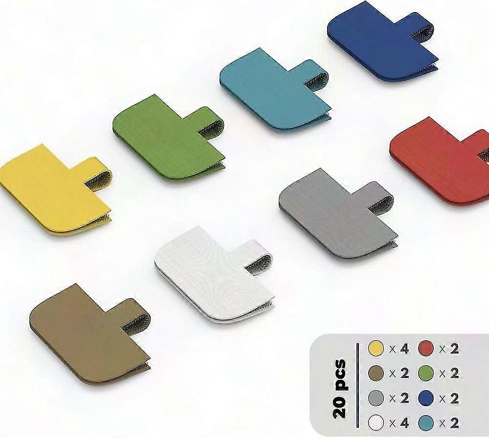 XIAOXI Cable Labels - 20pcs Wire Labels for Cord Management & Identification - Durable & Reusable