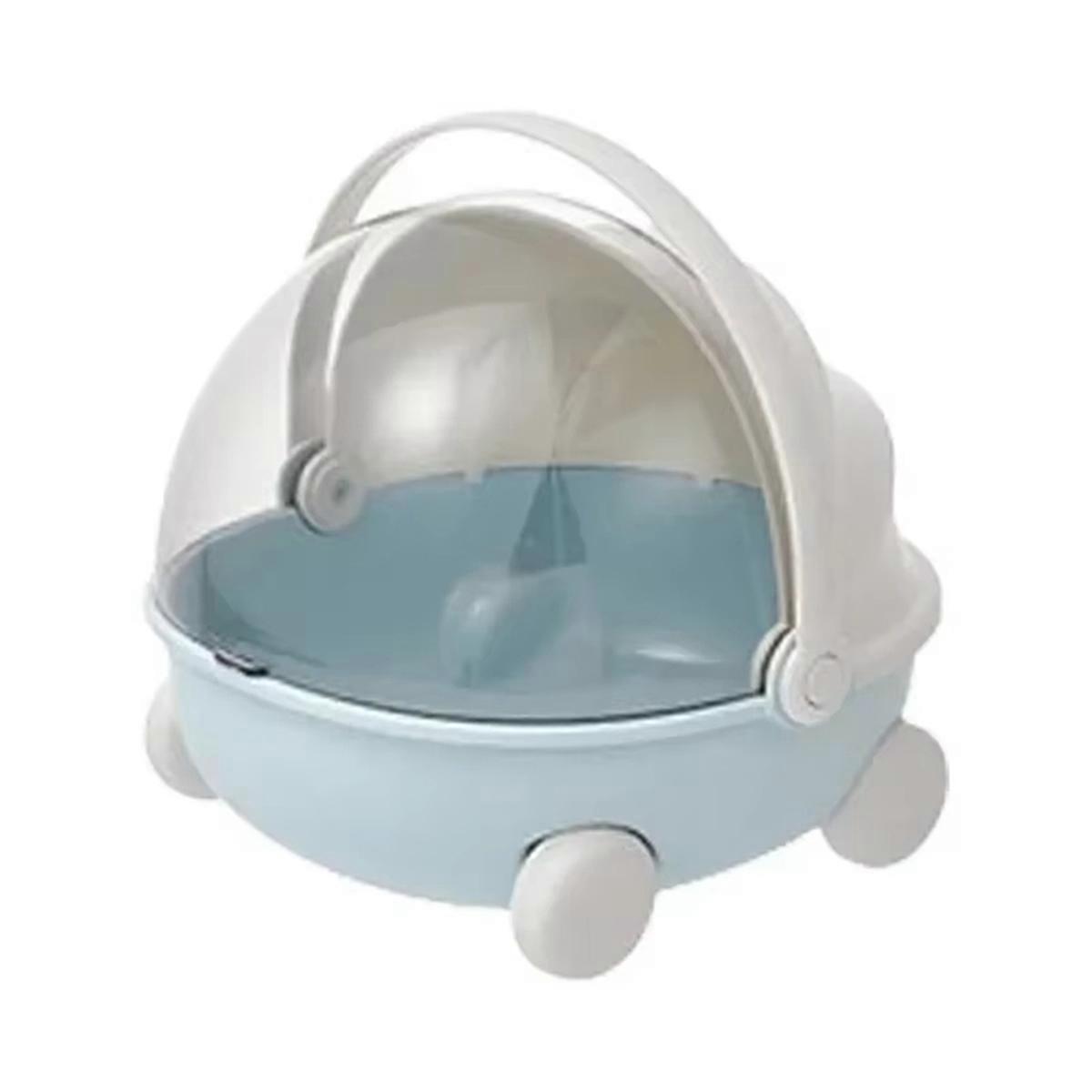 Doll Storage Cradle - Exclusive Cotton Sleep Module, Perfect for Doll Display and Storage,Toy Sundries Storage Box Blue