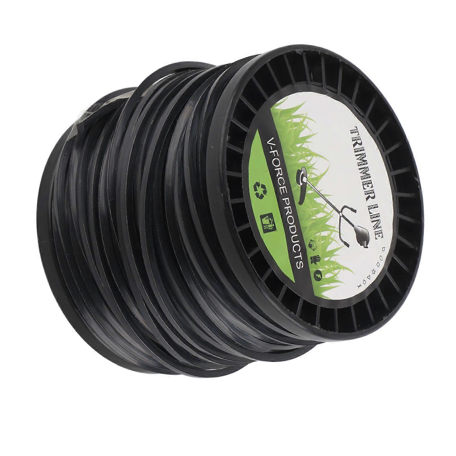3.3mm Quadrate Black Nylon Trimmer Line 50m High Efficiency