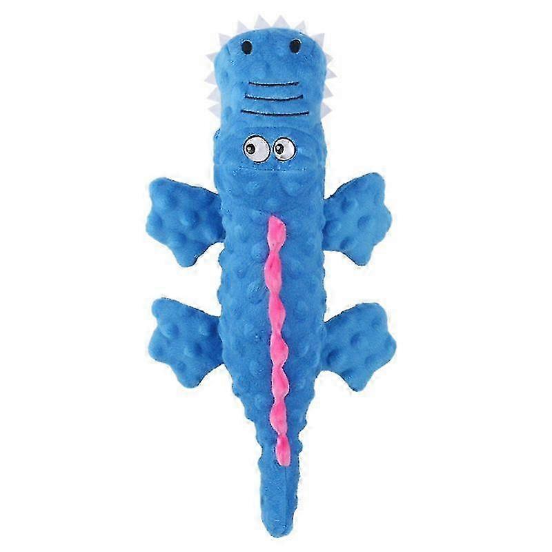 Soft Plush Alligator Dog Toy - Cute Crocodile Shape Chew Toy for Small/Medium Dogs, Interactive Pet Plaything with Durable Fabric(pink )