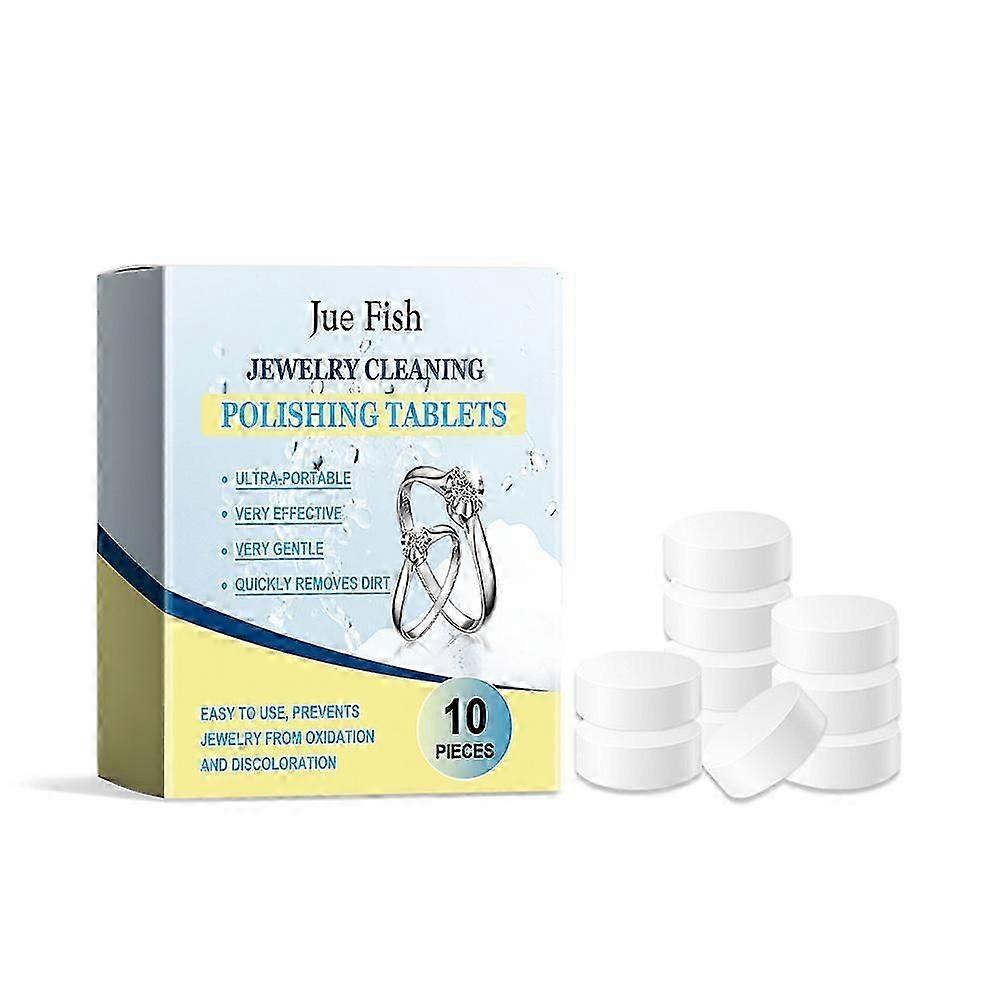 10pcs Jewelry Cleaning Effervescent Tablets