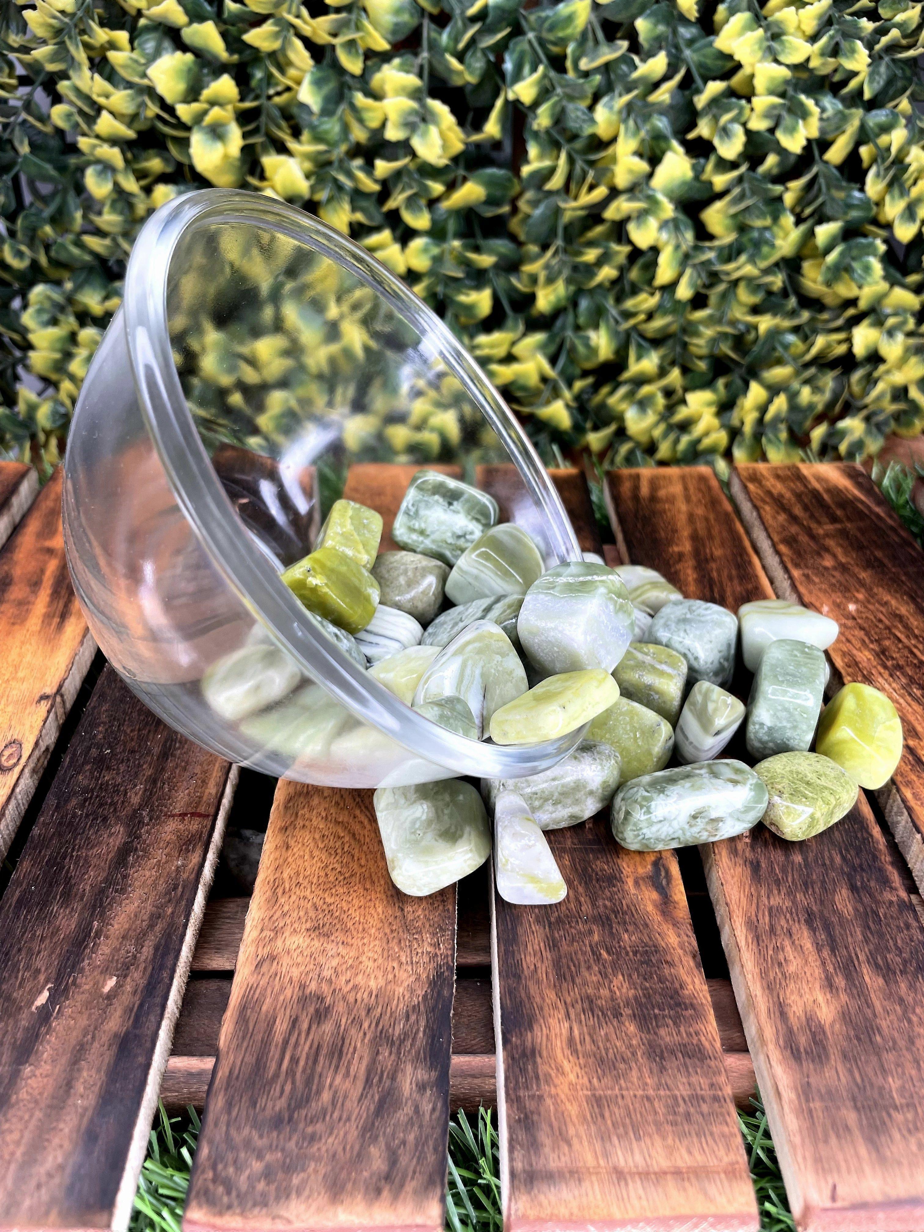 Serpentine Tumbled Healing Tumbled Stones