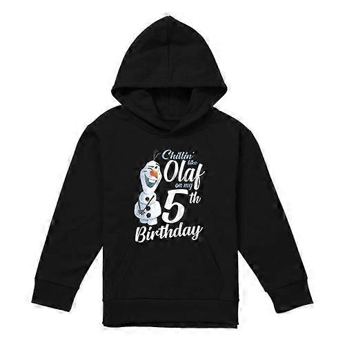 Frozen Childrens/Kids Chillin Like Olaf 5th Birthday Pullover Hoodie
