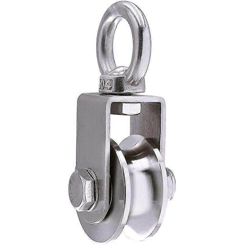 304 stainless steel rope pulley, maximum load 200 kg