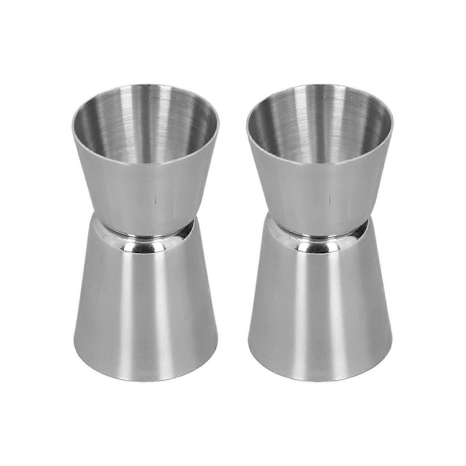 2025 Latest Model Cocktail Shaker Double Headed Cup Straight Edge Design