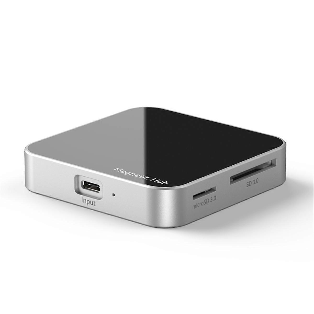 7 in 1 USB-C 3.2 Hub Magnetic Docking Station 4K60Hz PD100W Charging 10Gbps Type C Multiport Adapter for Phone Laptop