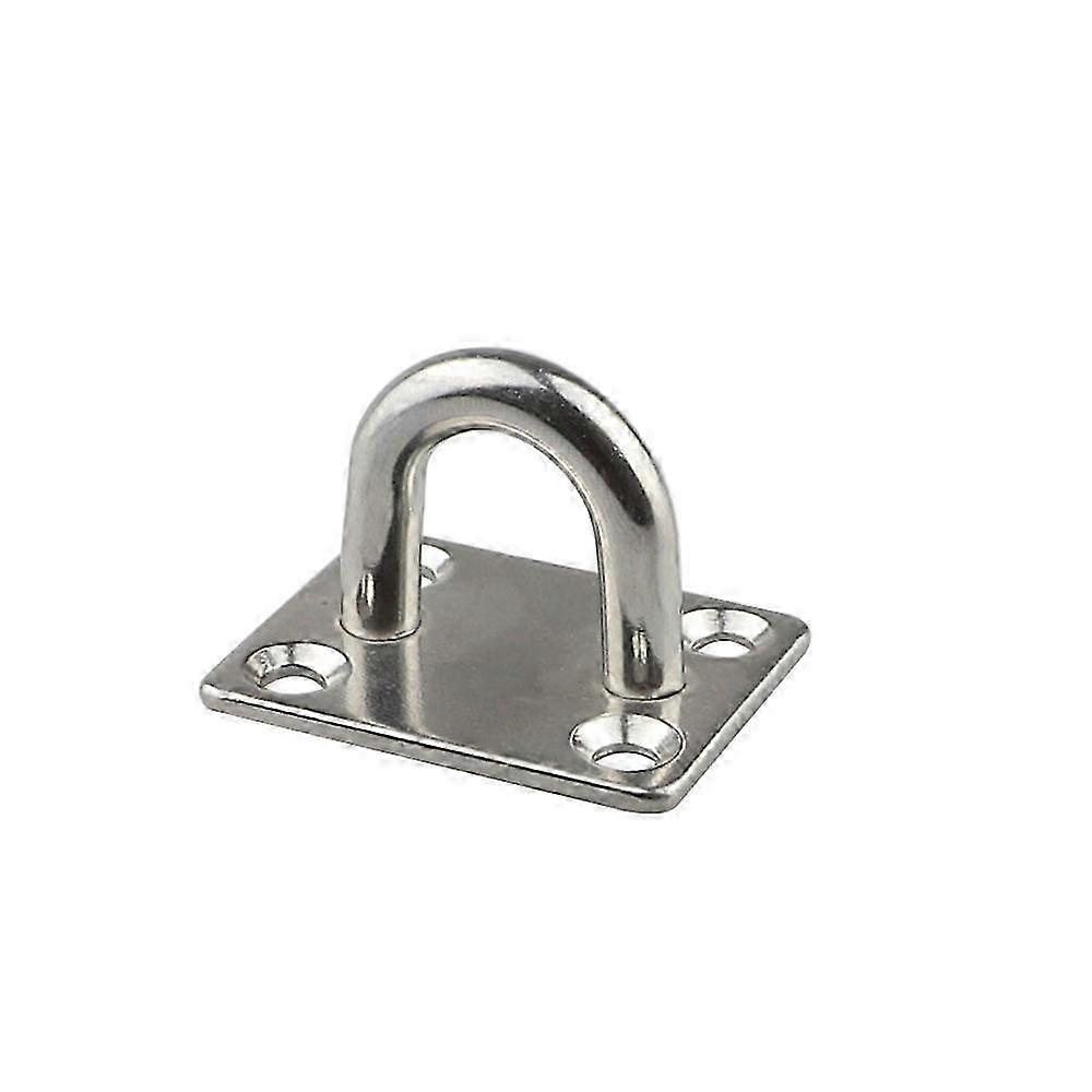2025 Stainless Steel Square Door Latch Fan Light Mount, Playground Fixing Plate, Square Eye Plate