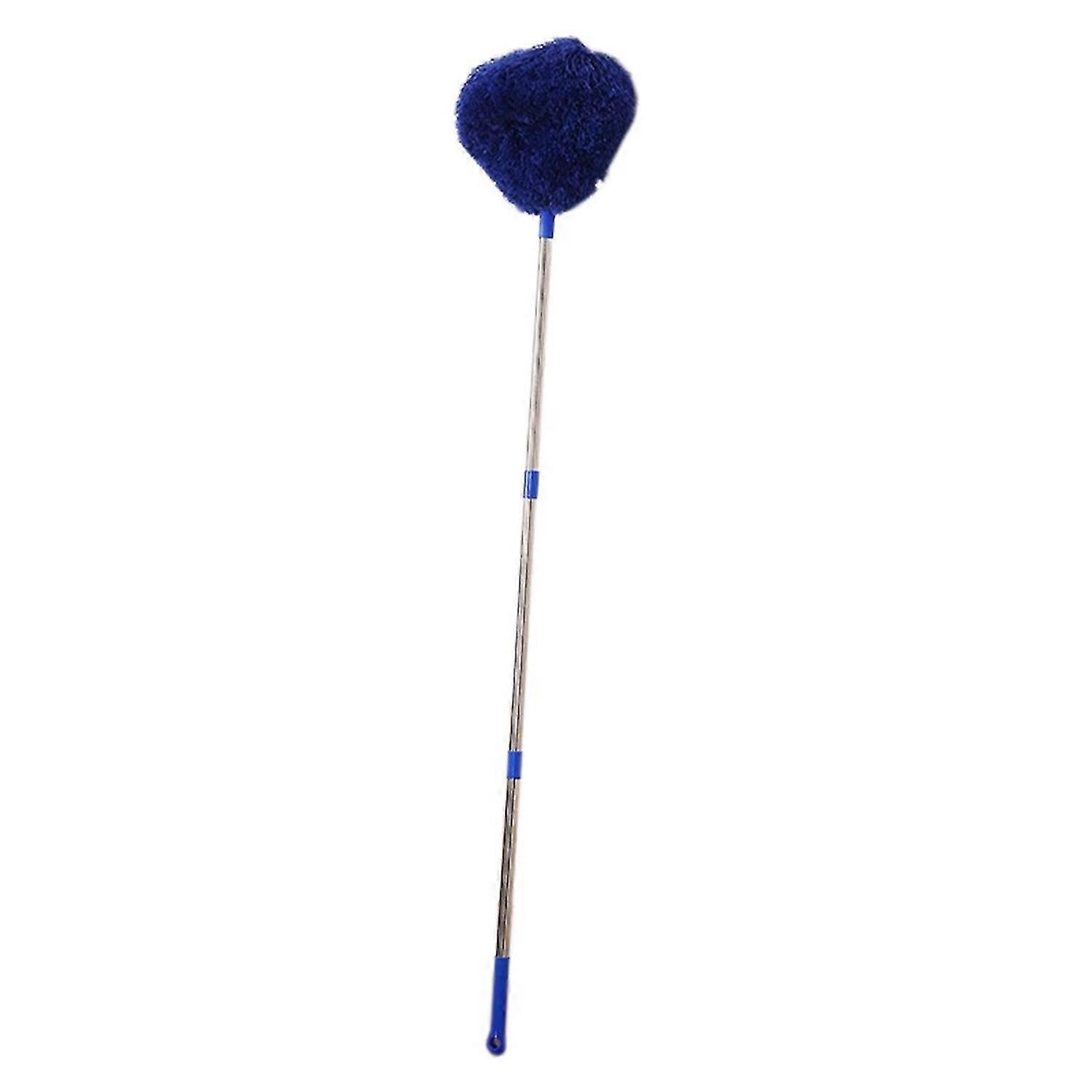 Duster Stainless Steel Long Handle Dusting Brush Navy blue