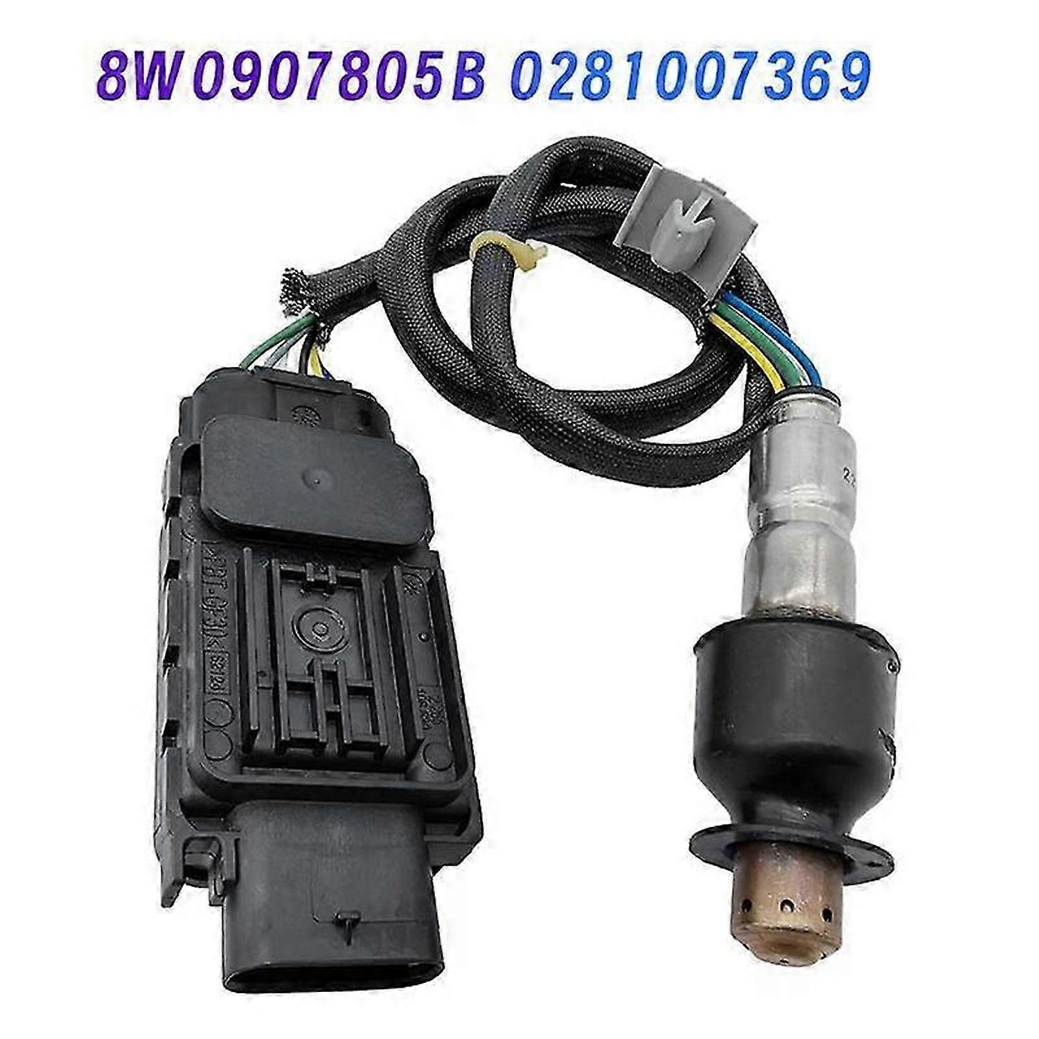 Car Nitrogen Oxygen Sensor NOx Sensor 8W0907805B 0281007369 for A4 B9 Exhaust Emission Monitoring Sensor