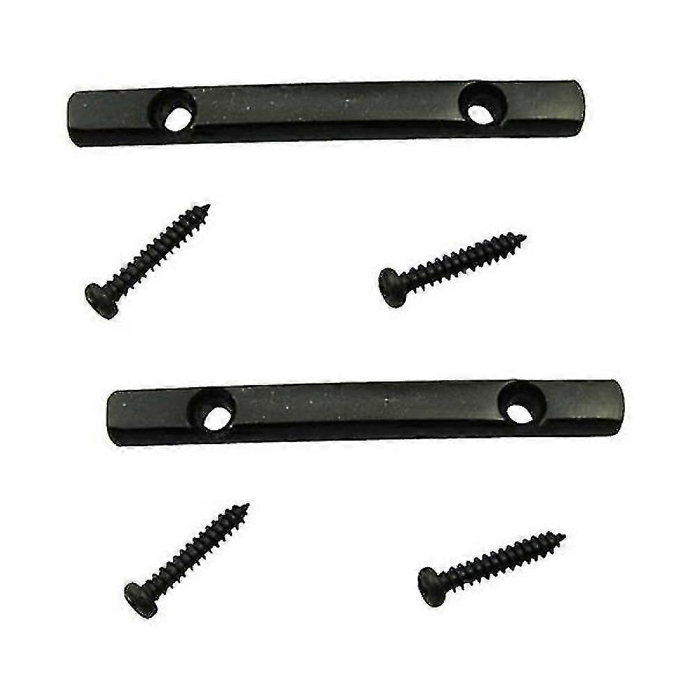 2025 Guitar String Tree Guides String Retainer Bar For Strat Tele Guitar Replacement Parts, Black (pack