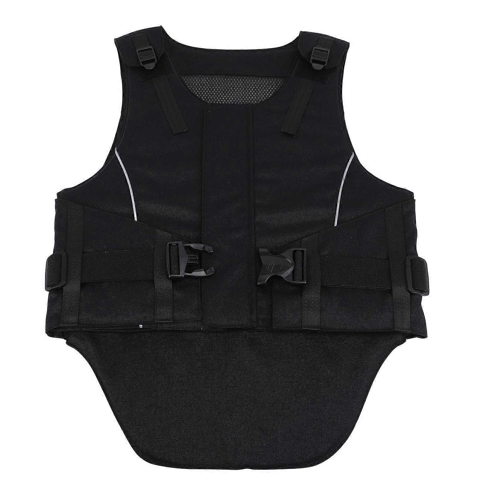 Equestrian Vest Safety EVA Shock Absorbing Foam Padded Horse Riding Protective Vest for Equestrian Equipment M for Height 1.6m/5.2ft