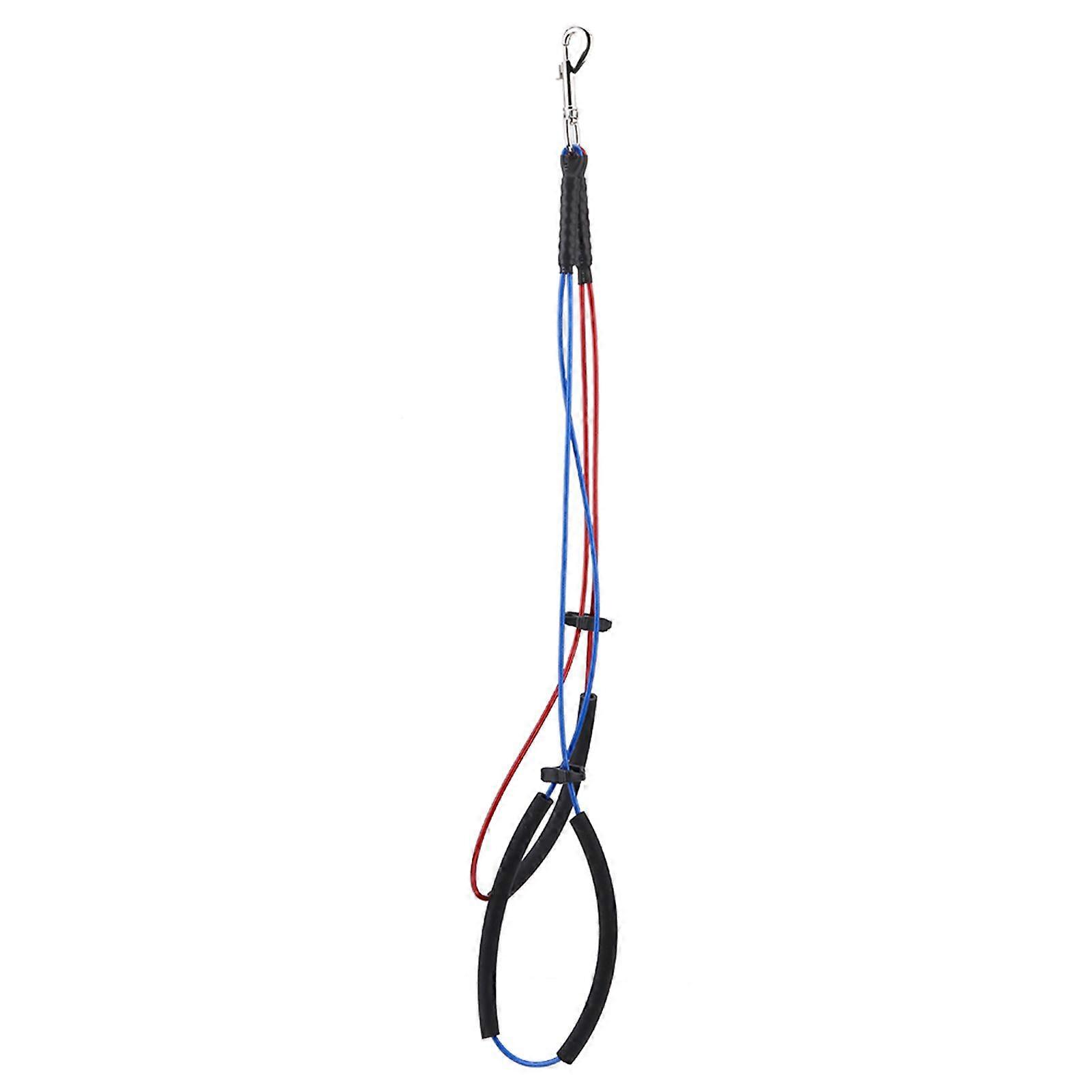 Dog Cat Grooming Loop Adjustable Double Noose Ropes for Pet Table Arm Bath Tub(L)