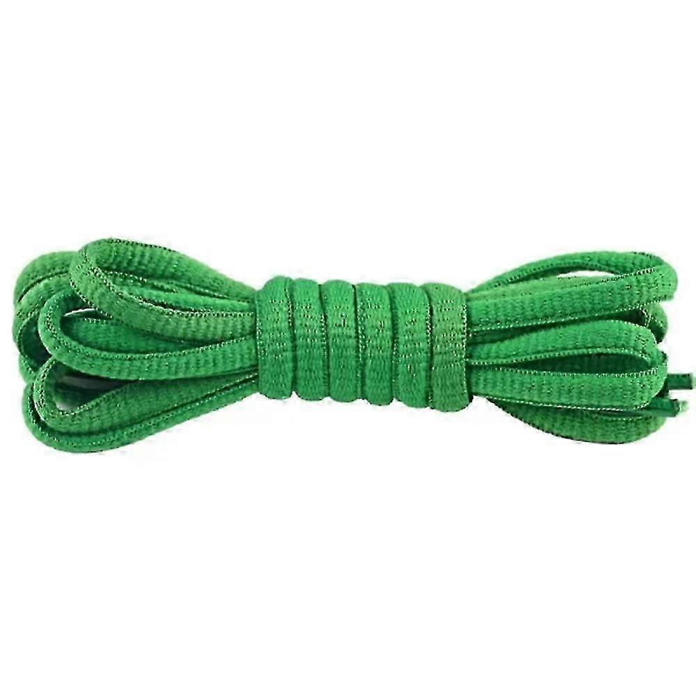 8 pairs of 120CM oval shoelaces boot shoelaces GREEN green