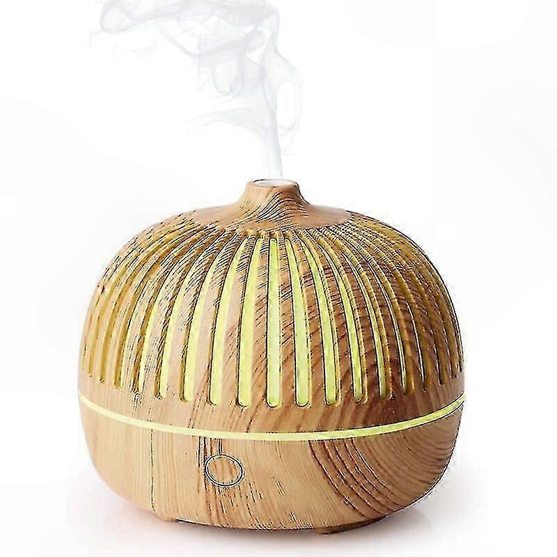 Compact USB Diffuser with LED Lights, Silent Aromatherapy Humidifier for Home, Office, Bedroom, Automatic Shut-Off Function