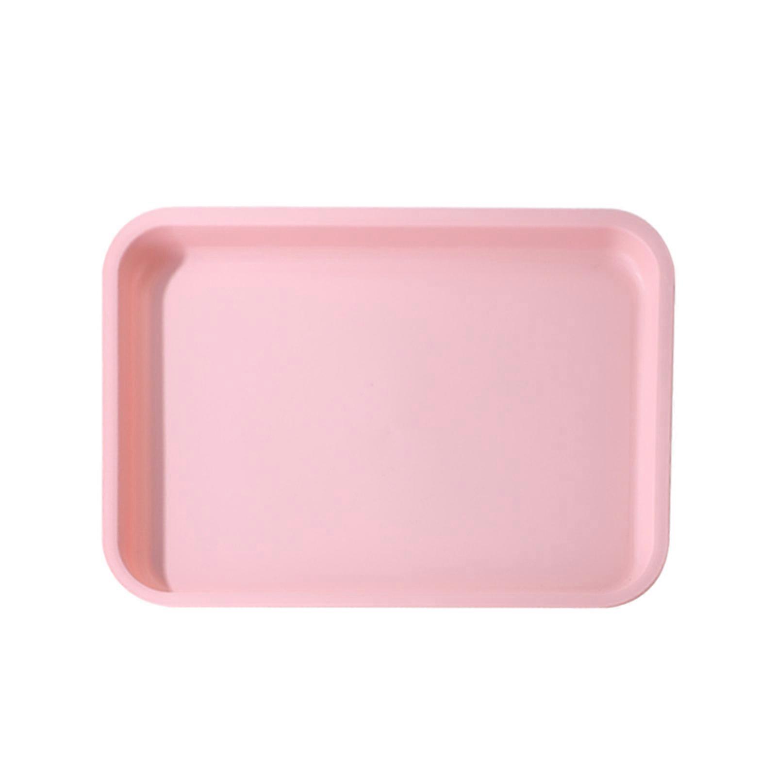Rectangular Plastic Restaurant Serving Trays Anti-Slip Bottom Large Capacity Anti-Slip Fastfood Tray