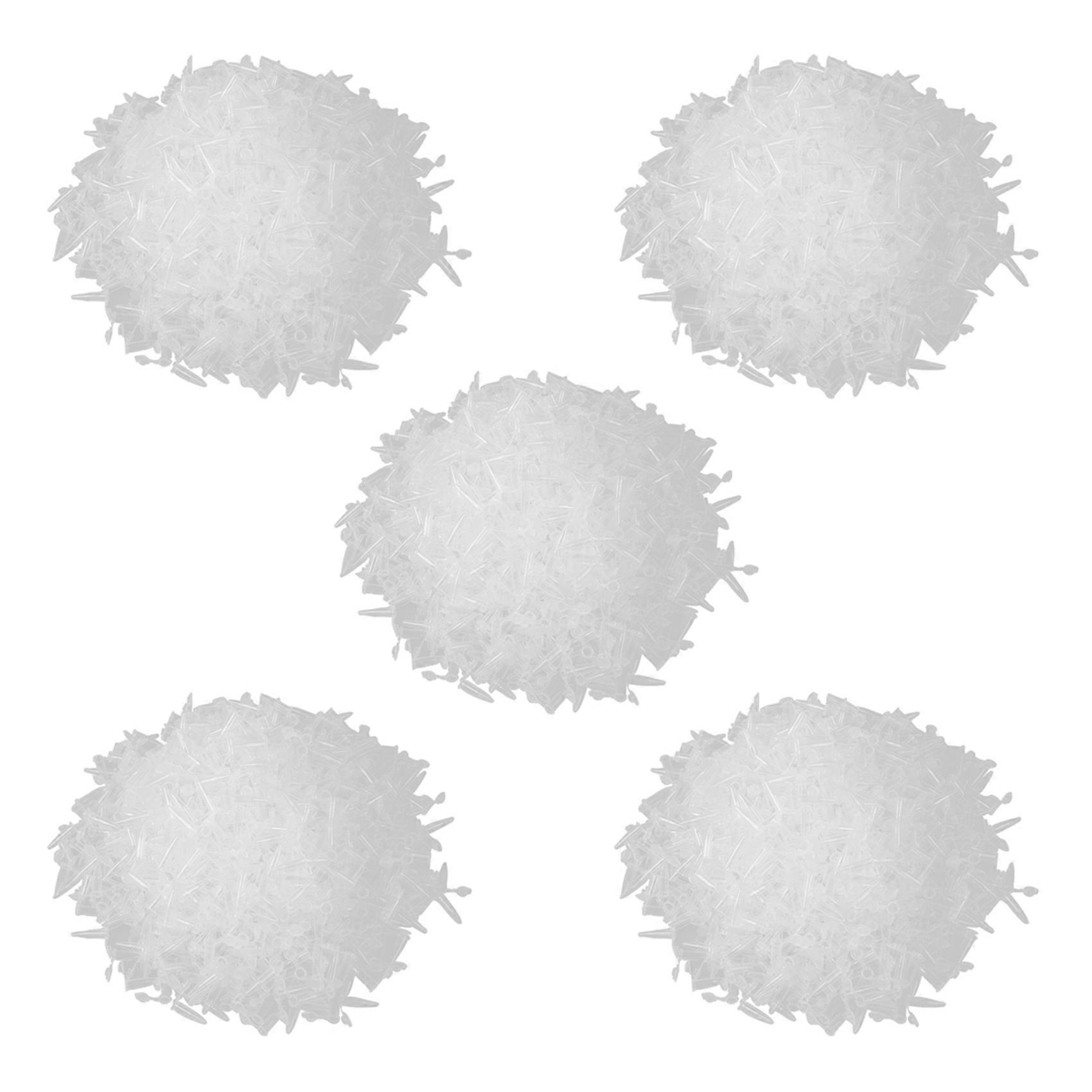 5000 Pcs Laboratory Clear White Mark Printed Plastic Centrifuge Tube 0.5Ml