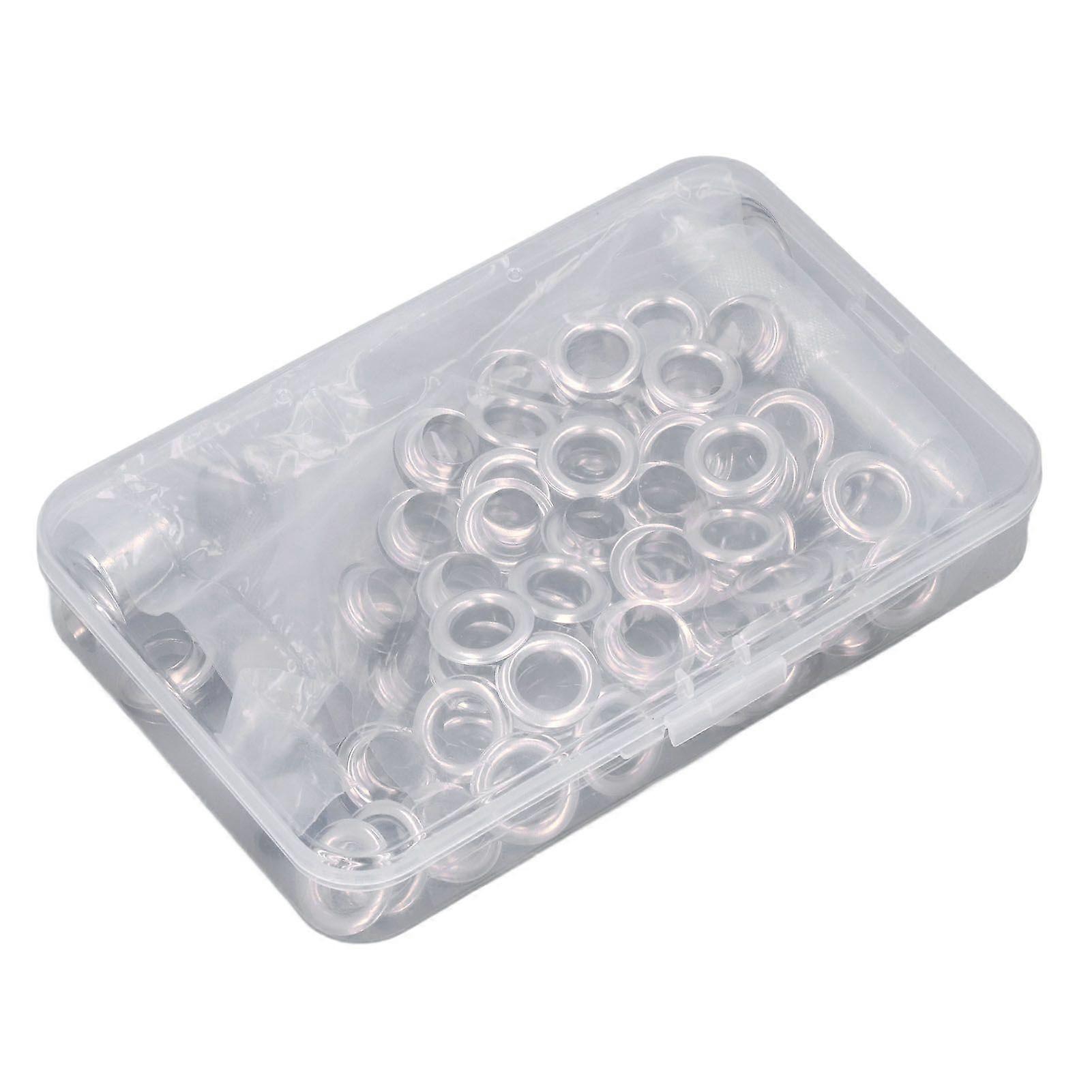 100 Sets Grommet Tool Kit Inner Diameter 12MM Eyelet Buckle Canvas Buckle Grommet Eye Tool Set with Installation Tools