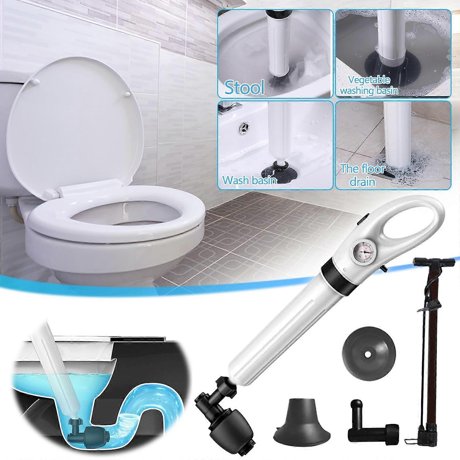 Ycolew Electric Toilet Plunger, Heavy Duty Drain Clog Blaster, Powerful Pneumatic Dredger for Unclogging Toilets & Sewer Pipes
