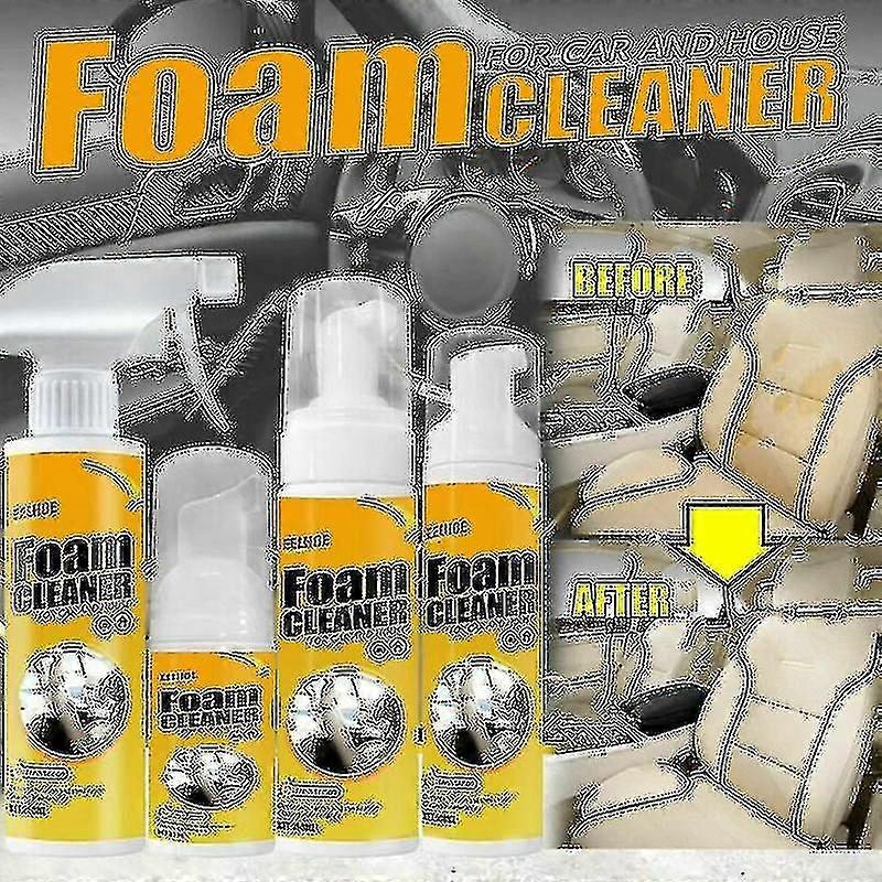 Multi-Purpose Foam Cleaner for Car and Home Use - Effective Cleaning Solution for Various Surfaces
