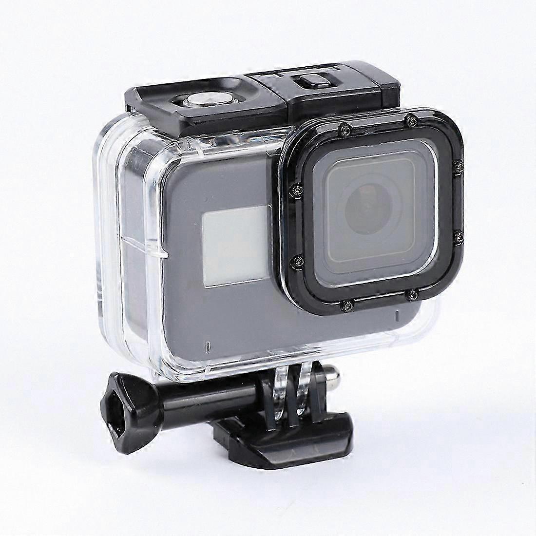Transparent 45m Waterproof Protective Case with Buckle Mount & Screw for Action Camera