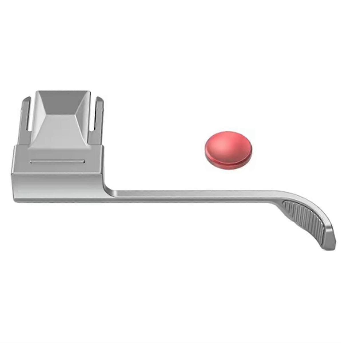   Thumb Grip for X-E5, with Shutter Release Button Silicone Pads Enhance the Grip Improve Safety Silver