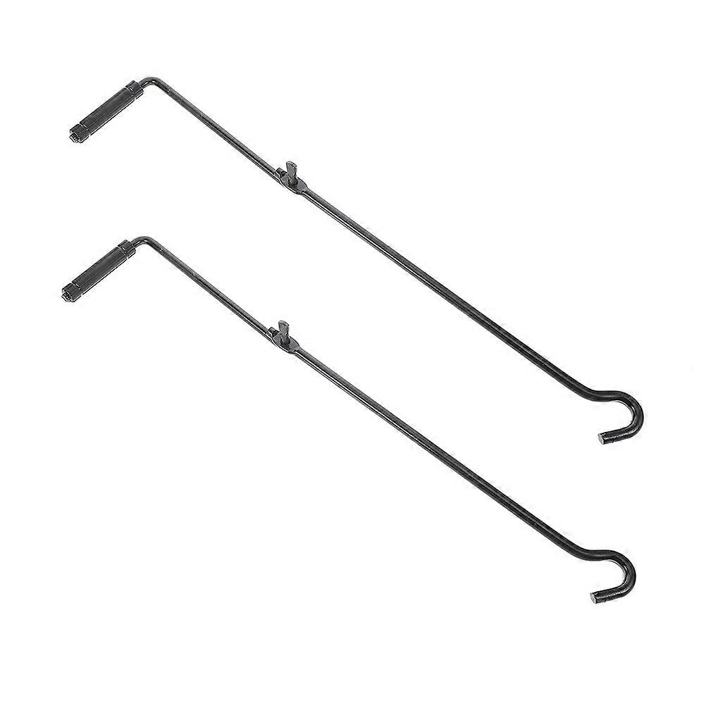 Metal Jack Handle Automotive Replacement 2Pcs Hand Crank Tool