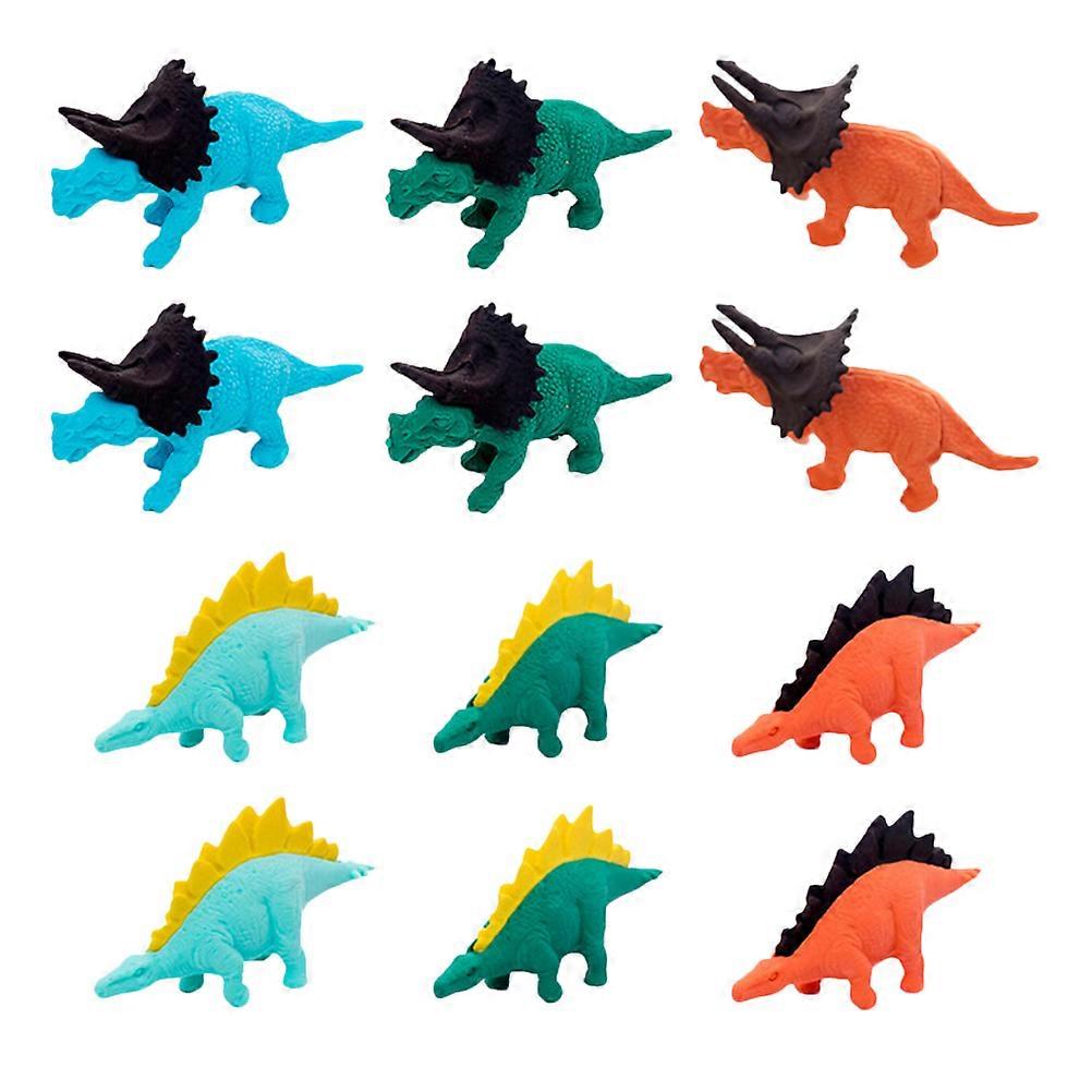 Dinosaurs Shape Erasers Cartoon Erasers for Students Use 16Pcs